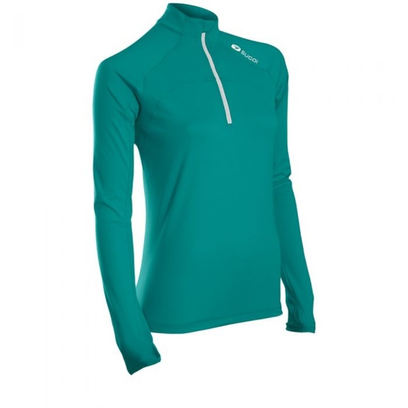 SUGOI Tops - Sugoi Turqiose 3/4 Zip Jacket